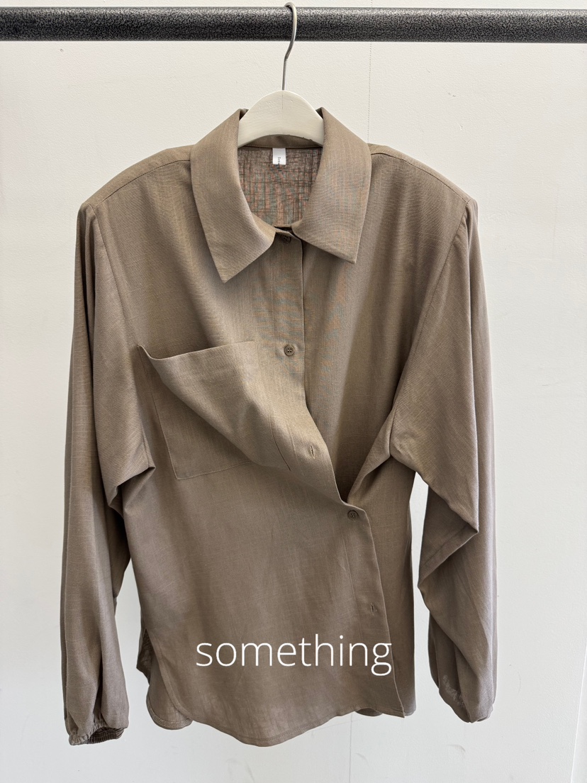SOMETHING-L/FANCY東大門實拍韓國女士新款熱賣襯衫蕾絲衫SOMETHING-L/FANCY襯衫/蕾絲衫圖色2