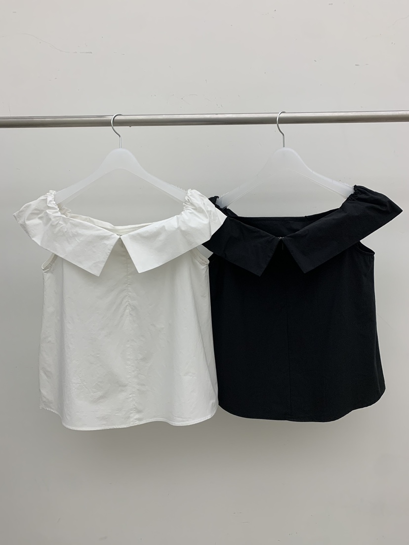 B_GARDER韓國代購女裝新品休閑人氣熱賣時尚襯衫蕾絲衫露肩B.GARDER襯衫/蕾絲衫
