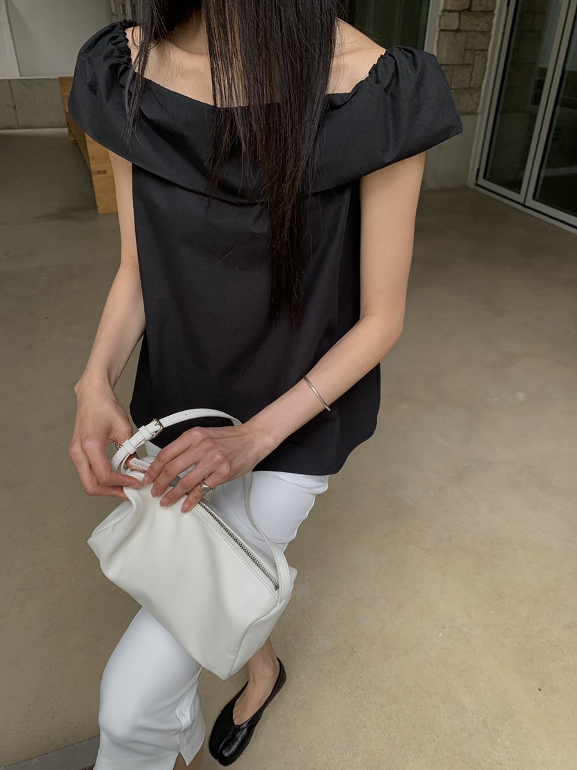 B_GARDER韓國代購女裝新品休閑人氣熱賣時尚襯衫蕾絲衫露肩B.GARDER襯衫/蕾絲衫