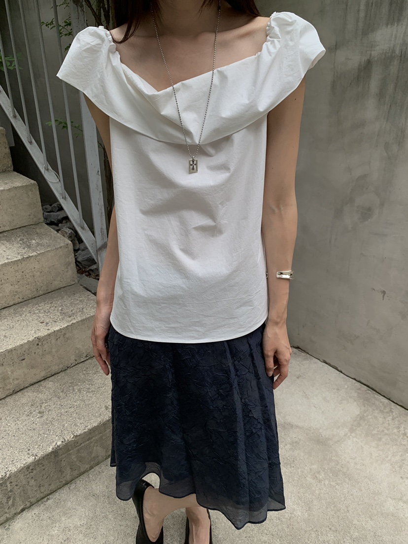 B_GARDER韓國代購女裝新品休閑人氣熱賣時尚襯衫蕾絲衫露肩B.GARDER襯衫/蕾絲衫
