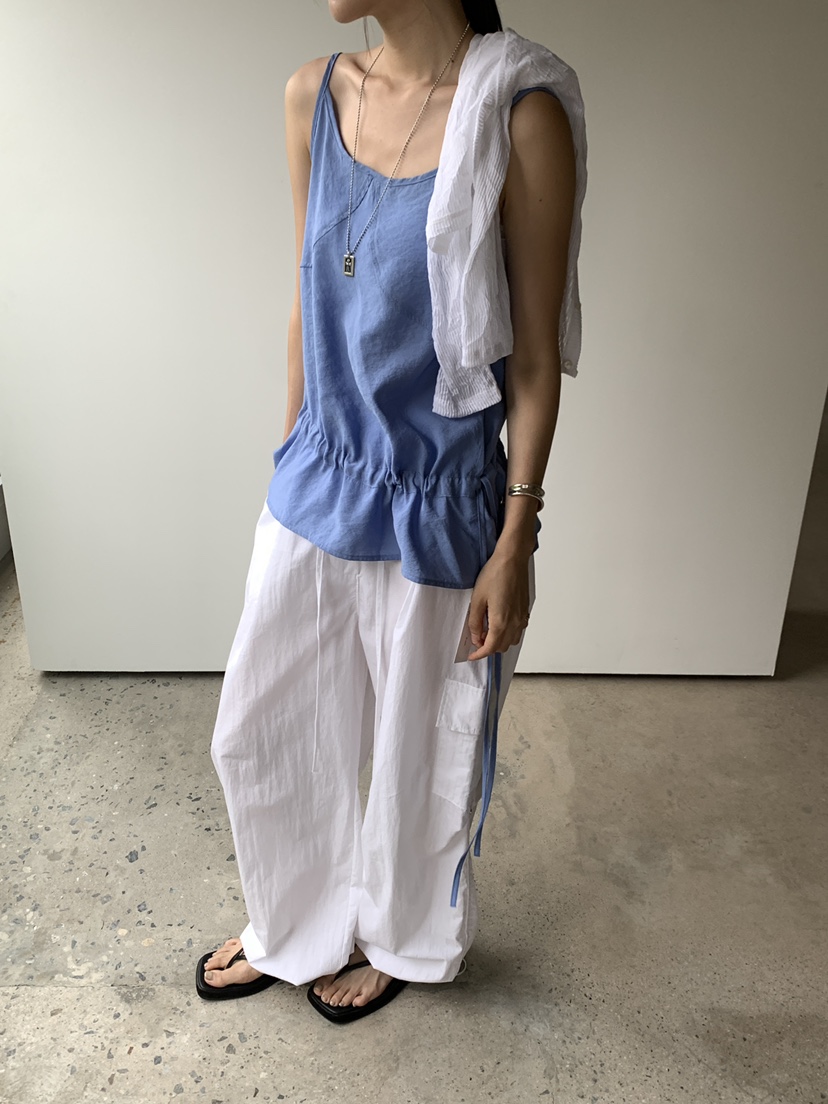 B_GARDER韓國代購女士新品26夏季休閑人氣吊帶背心不含項鏈B.GARDER吊帶/背心