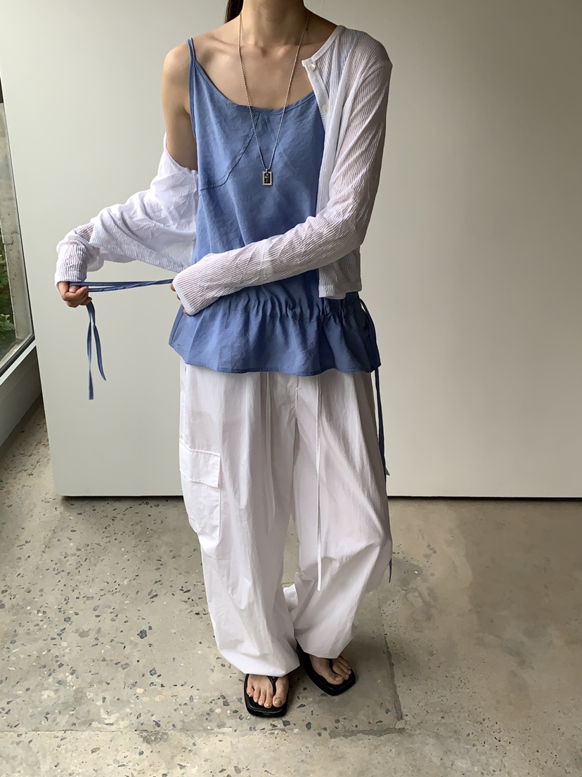 B_GARDER韓國代購女士新品26夏季休閑人氣吊帶背心不含項鏈B.GARDER吊帶/背心