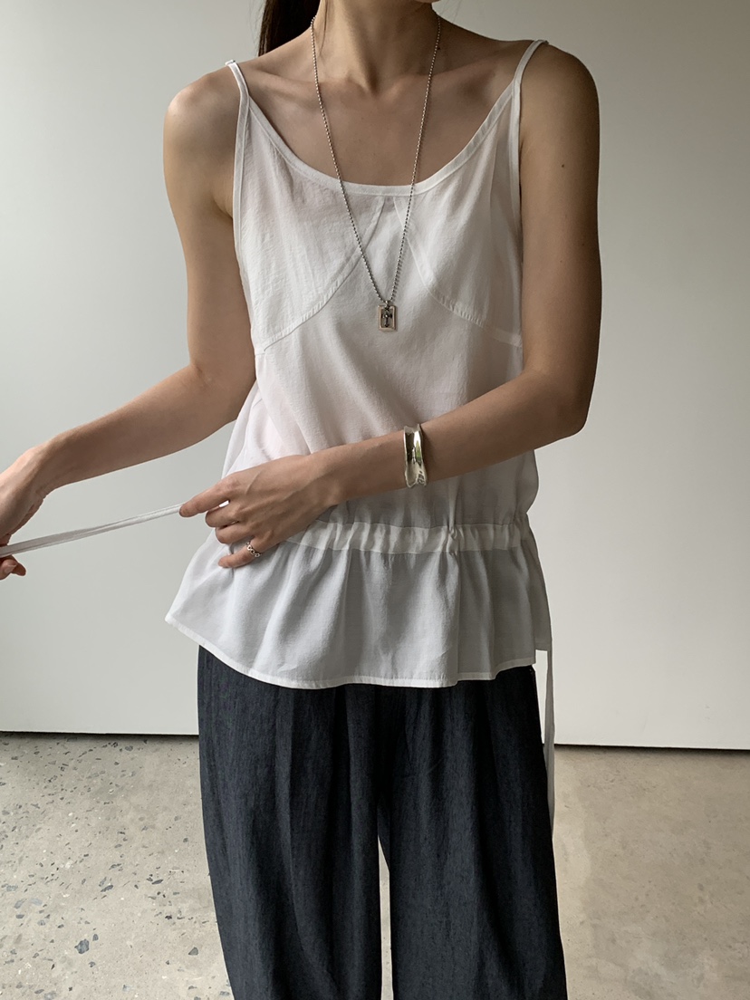 B_GARDER韓國代購女士新品26夏季休閑人氣吊帶背心不含項鏈B.GARDER吊帶/背心