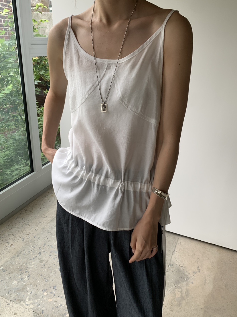 B_GARDER韓國代購女士新品26夏季休閑人氣吊帶背心不含項鏈B.GARDER吊帶/背心