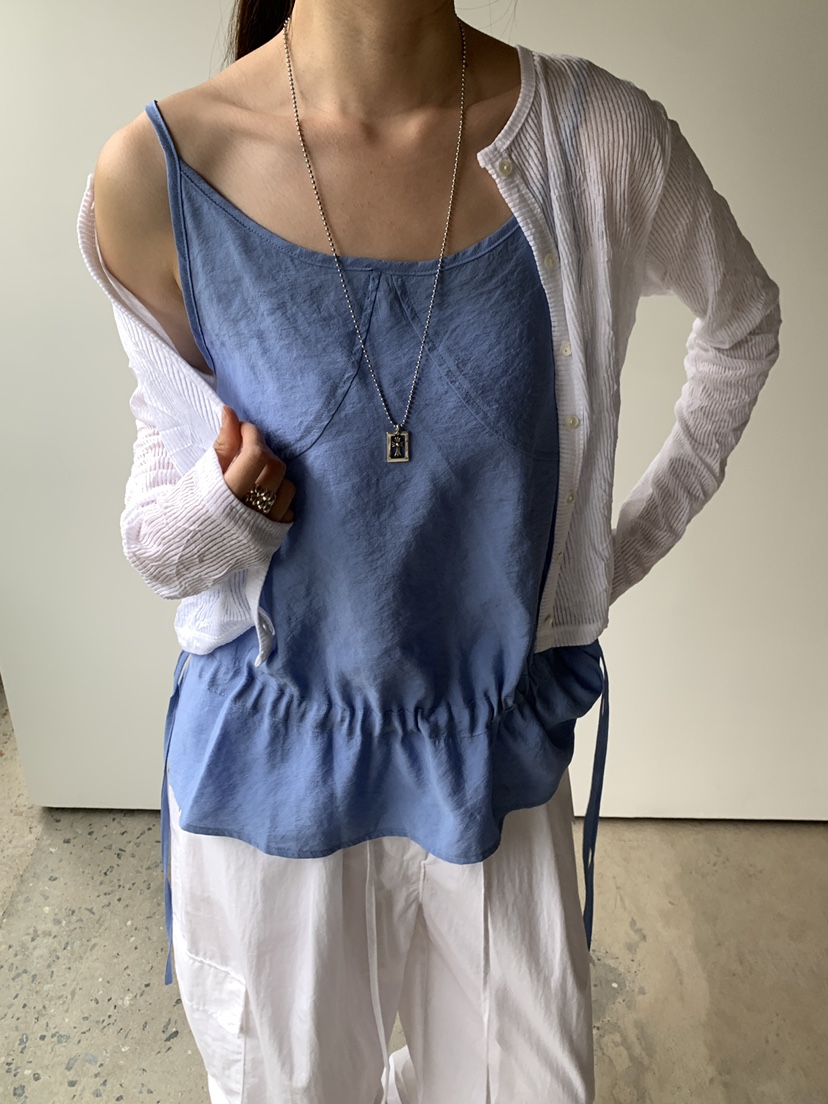 B_GARDER韓國代購女士新品26夏季休閑人氣吊帶背心不含項鏈B.GARDER吊帶/背心圖色1