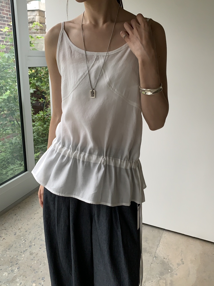 B_GARDER韓國代購女士新品26夏季休閑人氣吊帶背心不含項鏈B.GARDER吊帶/背心圖色2