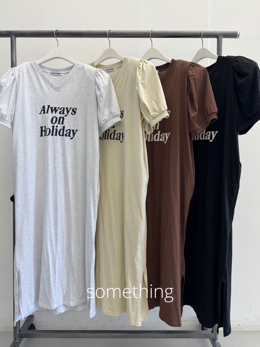 SOMETHING-L/FANCY韓國直郵實拍女裝新款時尚連衣裙OPSSOMETHING-L/FANCY連衣裙