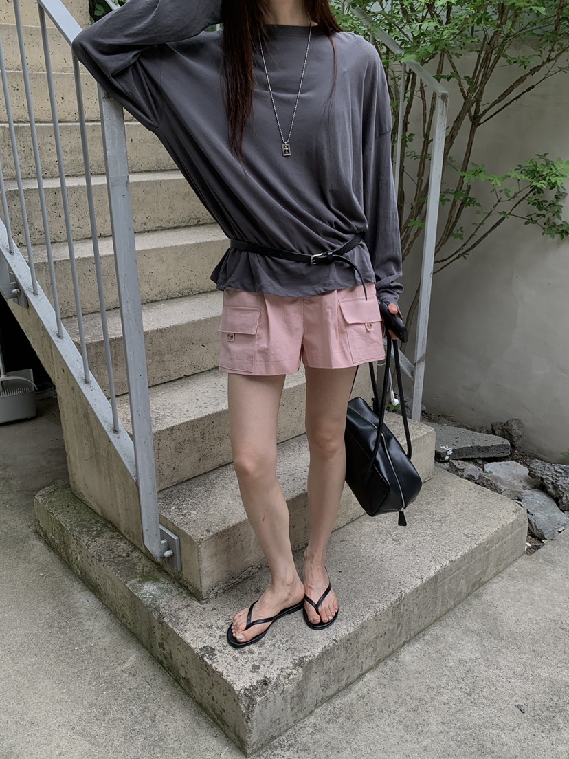 B_GARDER韓國東大門代購女裝新品推薦人氣26夏季短褲不含腰帶B.GARDER短褲