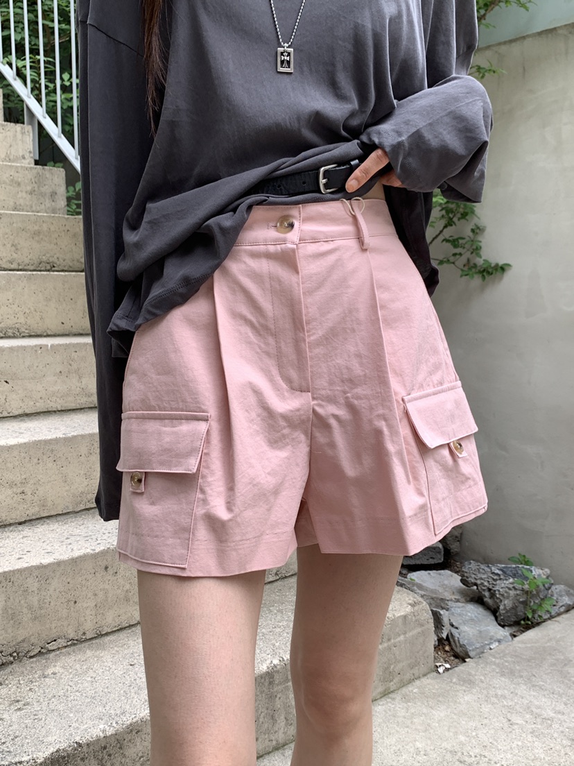 B_GARDER韓國東大門代購女裝新品推薦人氣26夏季短褲不含腰帶B.GARDER短褲圖色1