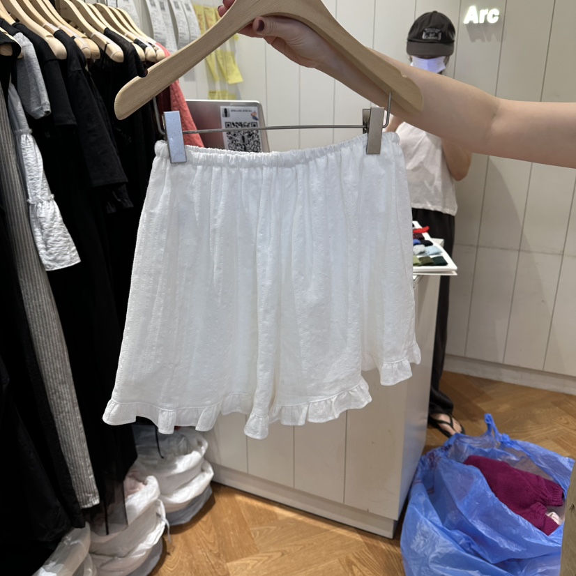ARC韓國直郵女士新品推薦26夏季人氣時尚休閑熱賣短褲褶皺ARC EN CIEL短褲