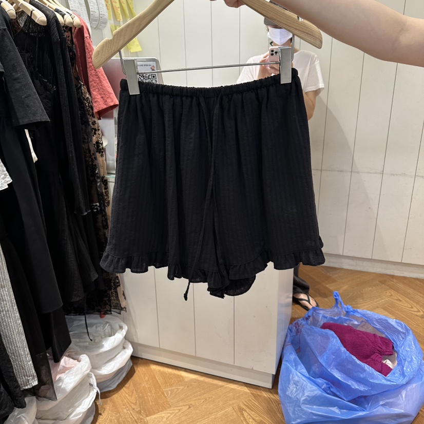ARC韓國直郵女士新品推薦26夏季人氣時尚休閑熱賣短褲褶皺ARC EN CIEL短褲圖色2