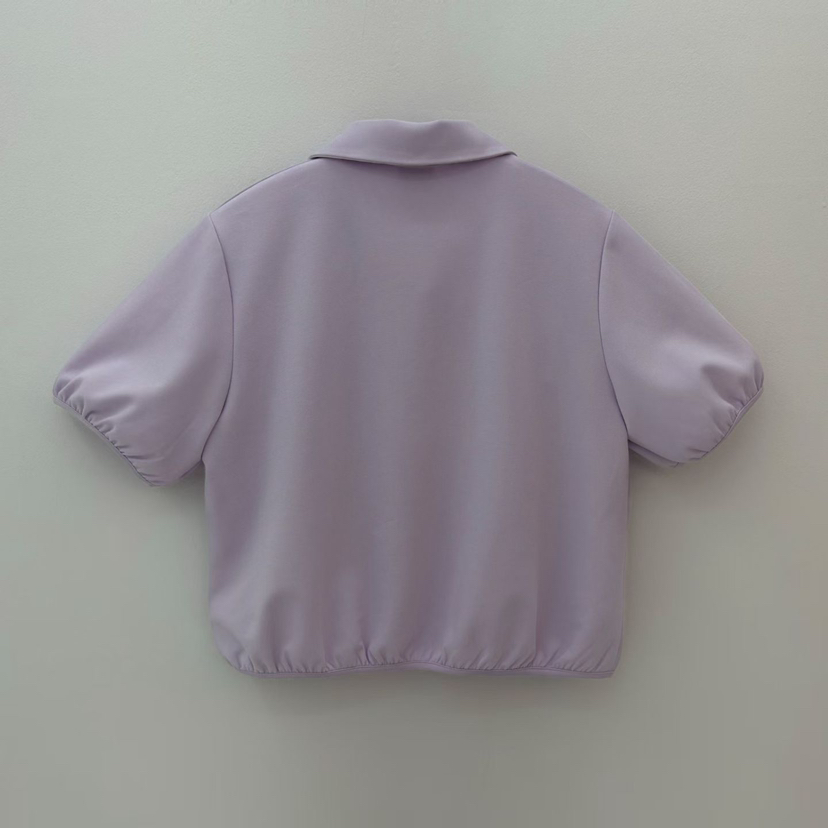 RUMBA韓國東大門代購女士新品人氣熱賣休閑襯衫蕾絲衫拉鏈RUMBA襯衫/蕾絲衫