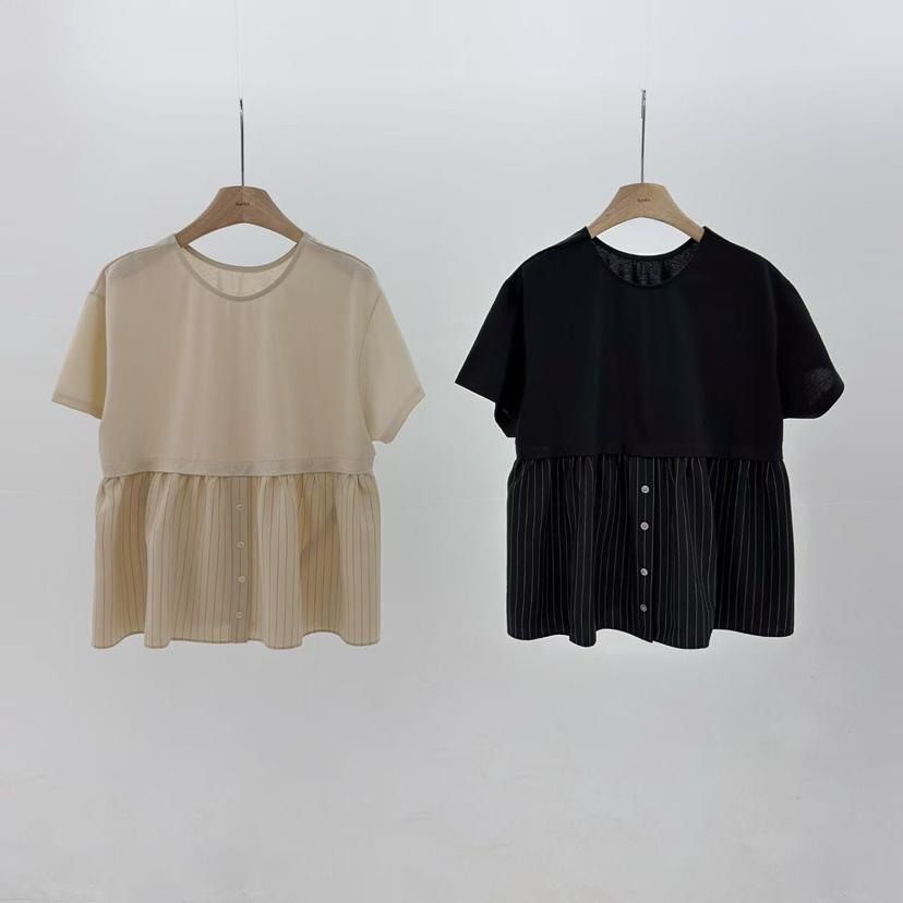 RUMBA韓國代購女士新品推薦休閑時尚人氣熱賣26夏季襯衫蕾絲衫RUMBA襯衫/蕾絲衫