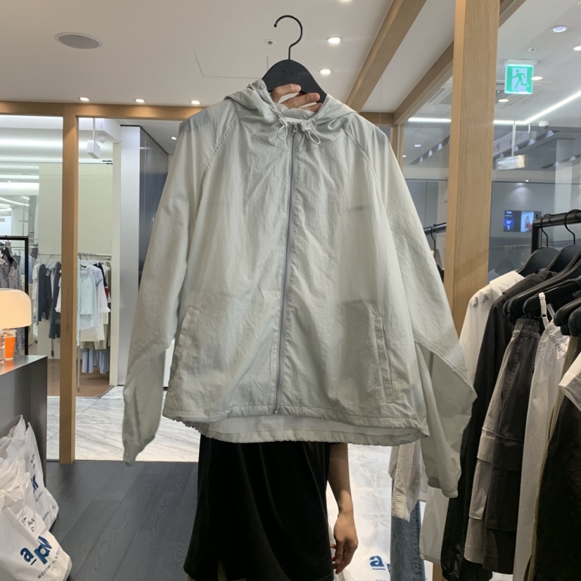 OBJECT韓國東大門代購女士新品推薦時尚26夏季夾克連帽衫尼龍OBJECT夾克圖色2