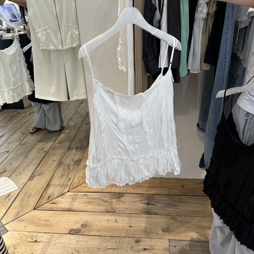 CREAM VILLA韓國直郵女士新款休閑吊帶背心CREAM VILLA吊帶/背心