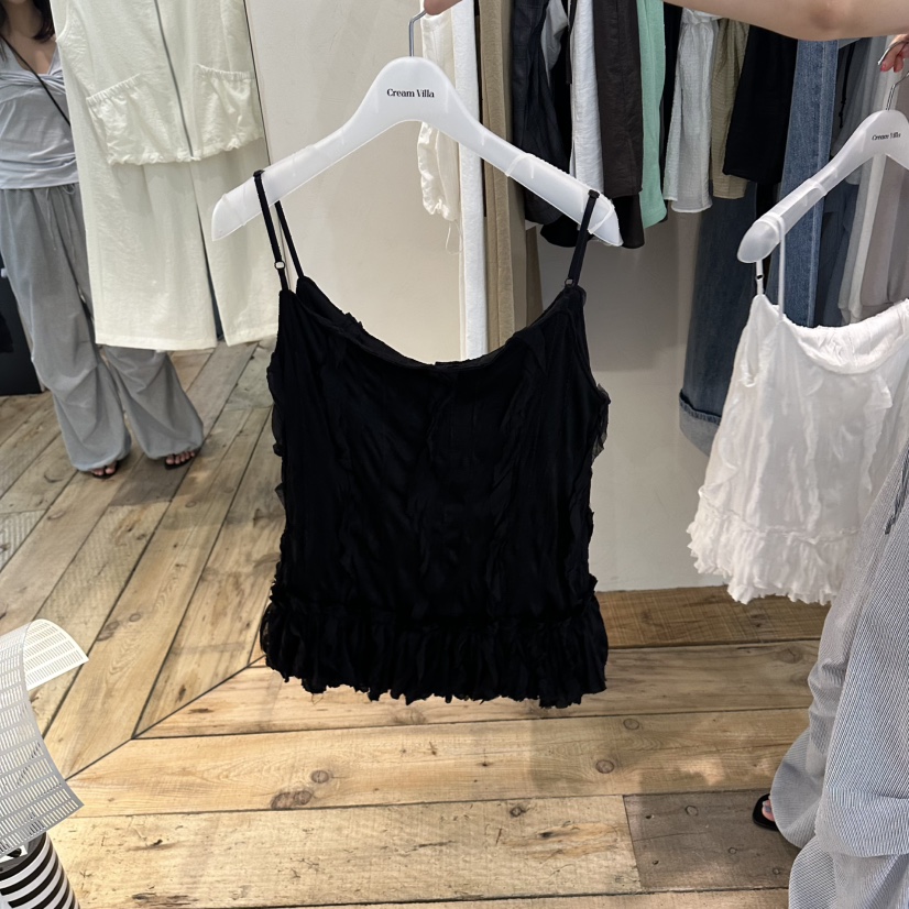 CREAM VILLA韓國直郵女士新款休閑吊帶背心CREAM VILLA吊帶/背心圖色2