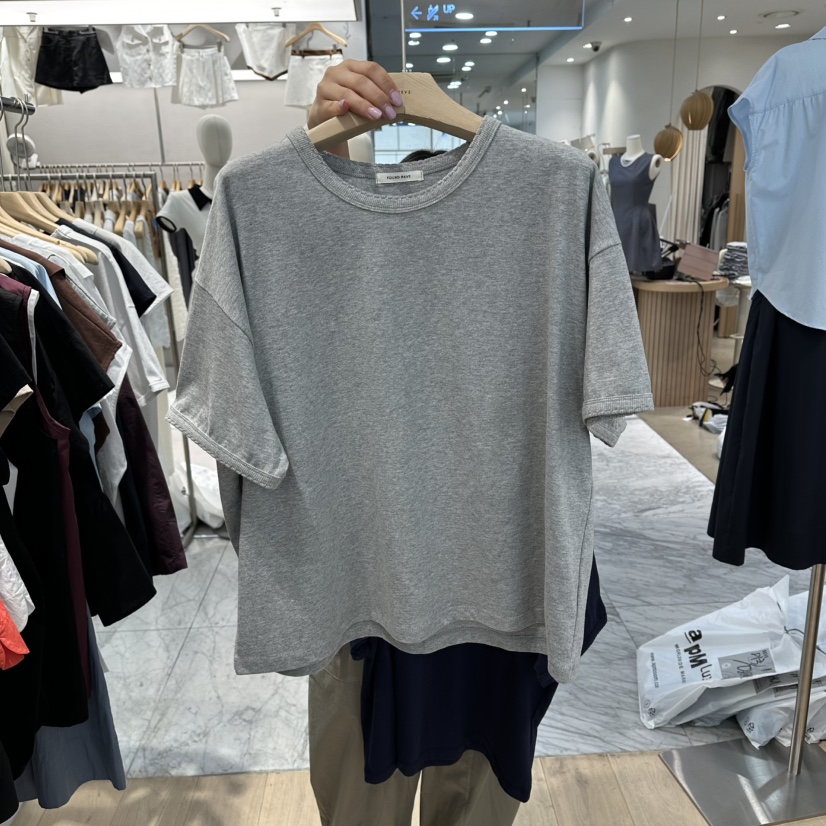 REVE-L韓國直郵女裝新品熱賣時尚26夏季人氣推薦休閑T恤REVE-LT恤圖色3