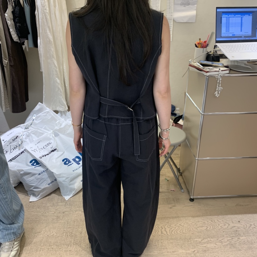 W AND J韓國直郵女裝新品推薦時尚人氣休閑套裝不含內搭W AND J套裝
