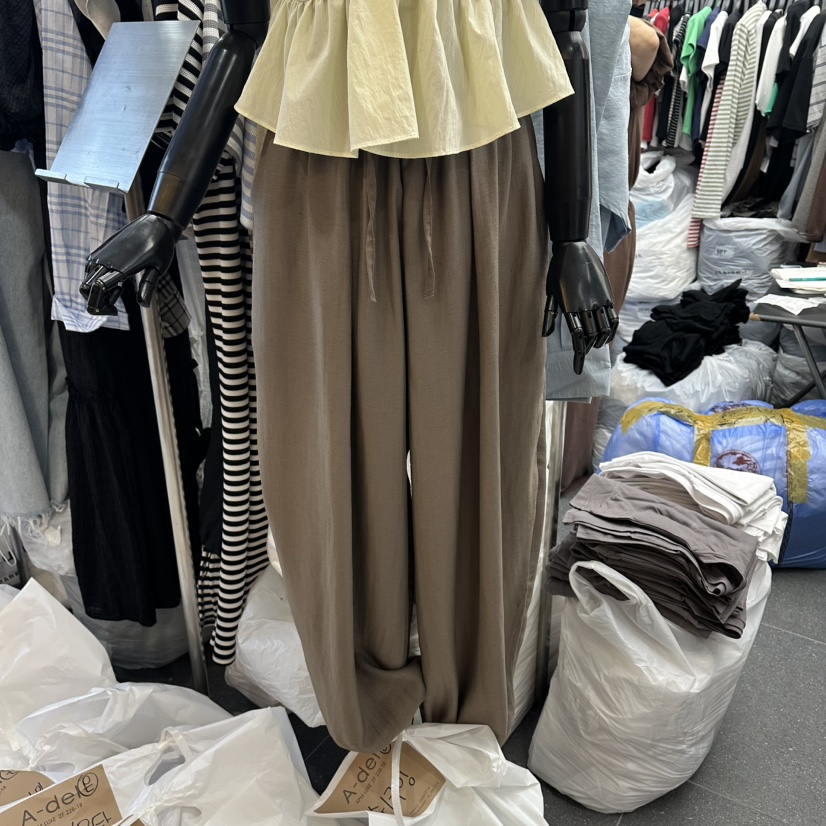 A-DEL韓國直郵實拍女裝新款熱賣26夏季時尚休閑人氣休閑褲A-DEL休閑褲圖色2
