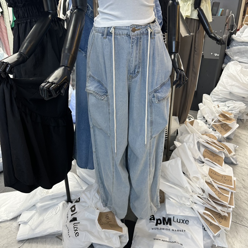 A-DEL韓國東大門直郵女士新品人氣推薦熱賣26夏季牛仔褲A-DEL牛仔褲圖色1