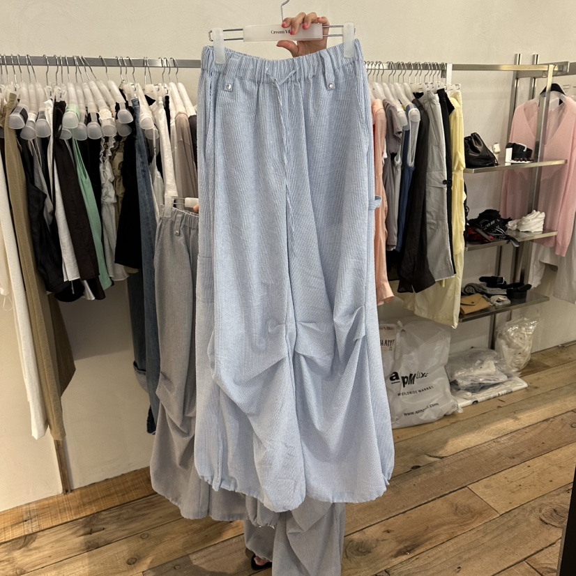 CREAM VILLA東大門實拍韓國女士新品26夏季休閑褲CREAM VILLA休閑褲圖色1