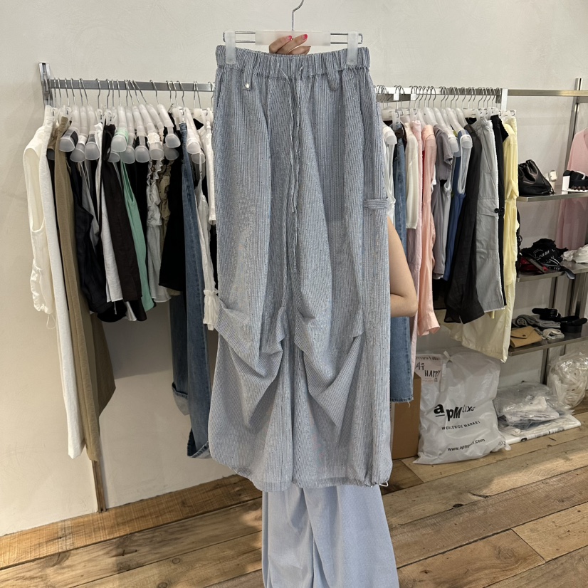 CREAM VILLA東大門實拍韓國女士新品26夏季休閑褲CREAM VILLA休閑褲圖色2