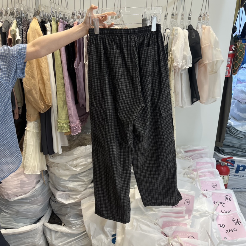 RIVEROOM韓國直郵女士新款熱賣26夏季推薦時尚人氣休閑褲RIVEROOM休閑褲