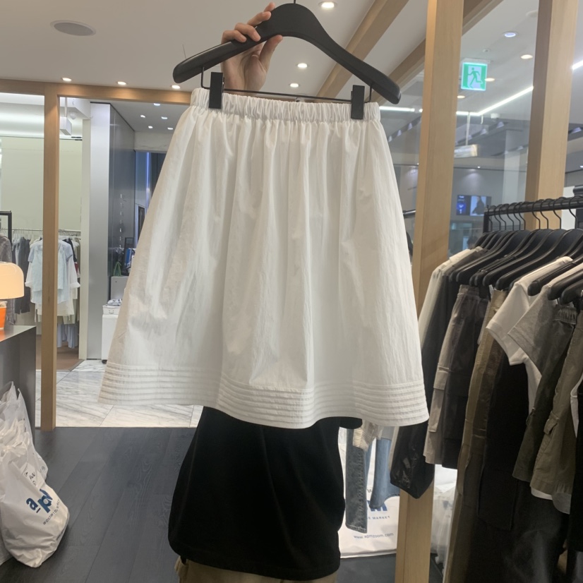 OBJECT韓國代購女士新品推薦時尚人氣休閑半身裙中短裙褶裥OBJECT半身裙/中短裙