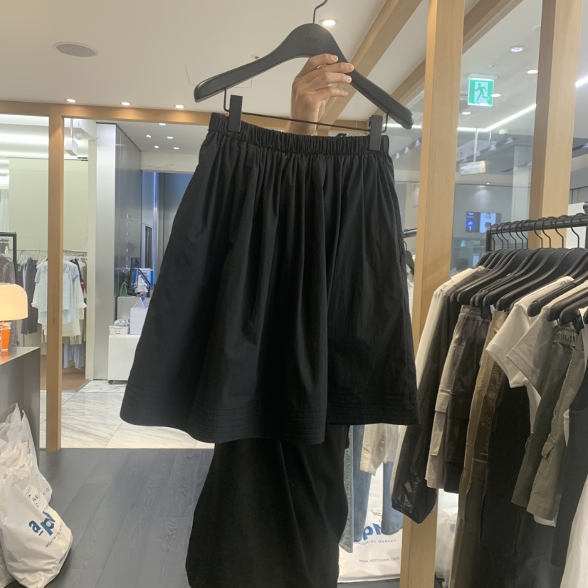 OBJECT韓國代購女士新品推薦時尚人氣休閑半身裙中短裙褶裥OBJECT半身裙/中短裙圖色2
