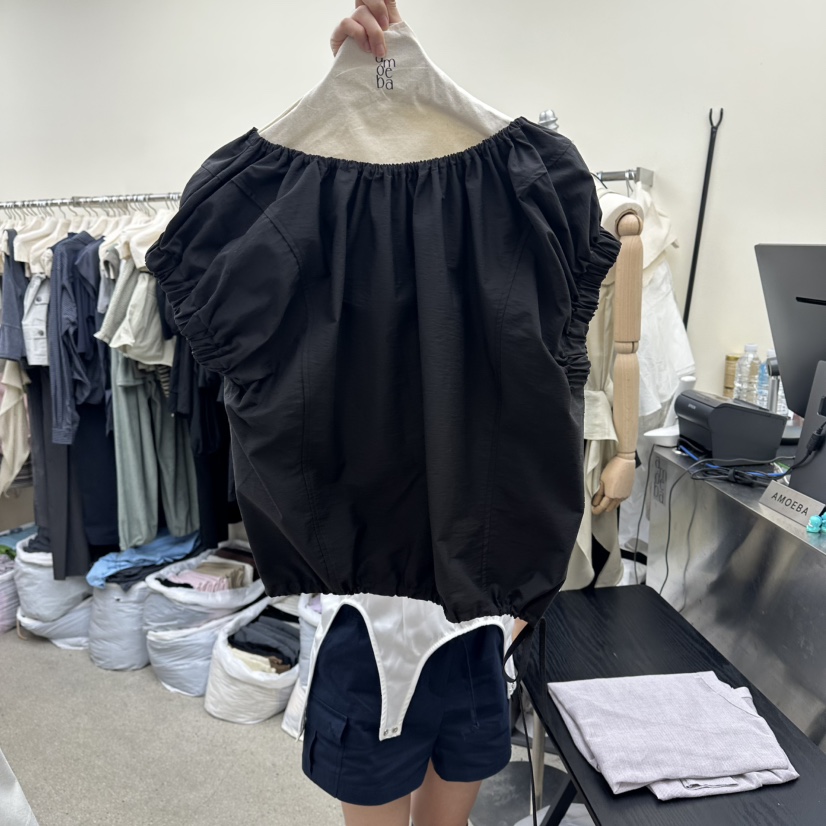 AMOEBA韓國直郵女士新品推薦時尚休閑人氣26夏季襯衫蕾絲衫AMOEBA襯衫/蕾絲衫圖色2