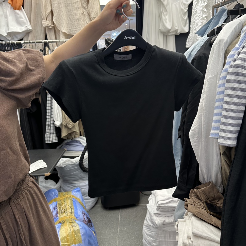 A-DEL韓國代購女裝新品時尚26夏季人氣熱賣推薦休閑T恤A-DELT恤圖色3