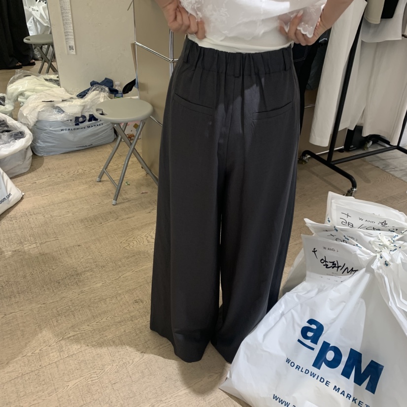 W AND J東大門實拍韓國女士新款26夏季休閑熱賣時尚休閑褲W AND J休閑褲