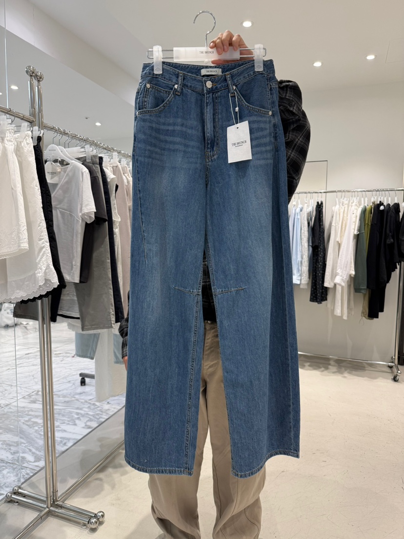 THE BRUNCH韓國東大門代購女士新品休閑26夏季人氣牛仔褲THE BRUNCH牛仔褲圖色1