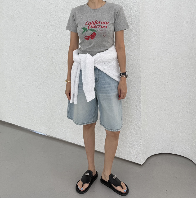 EL BOSQUE韓國直郵女裝新款時尚休閑推薦人氣熱賣26夏季T恤EL BOSQUET恤