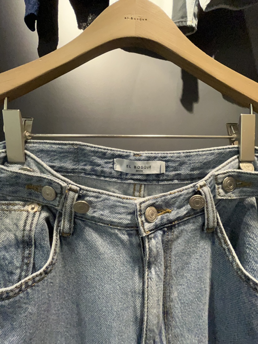 EL BOSQUE韓國直郵實拍女裝新品熱賣時尚推薦人氣牛仔褲EL BOSQUE牛仔褲