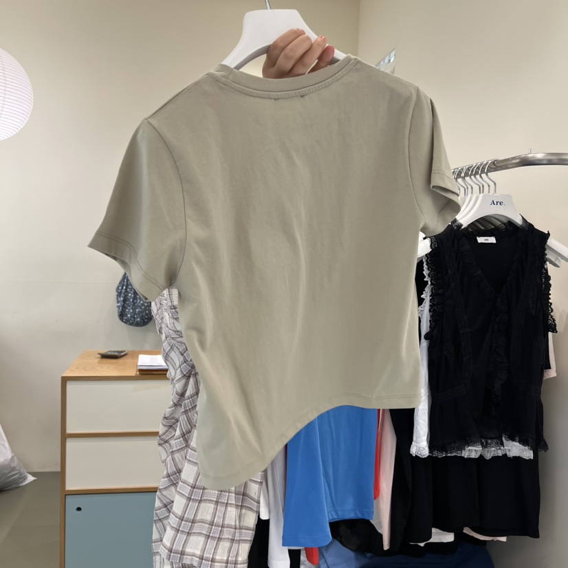 ARE韓國直郵女裝新品熱賣時尚推薦26夏季休閑人氣T恤ARE YOU/ARET恤