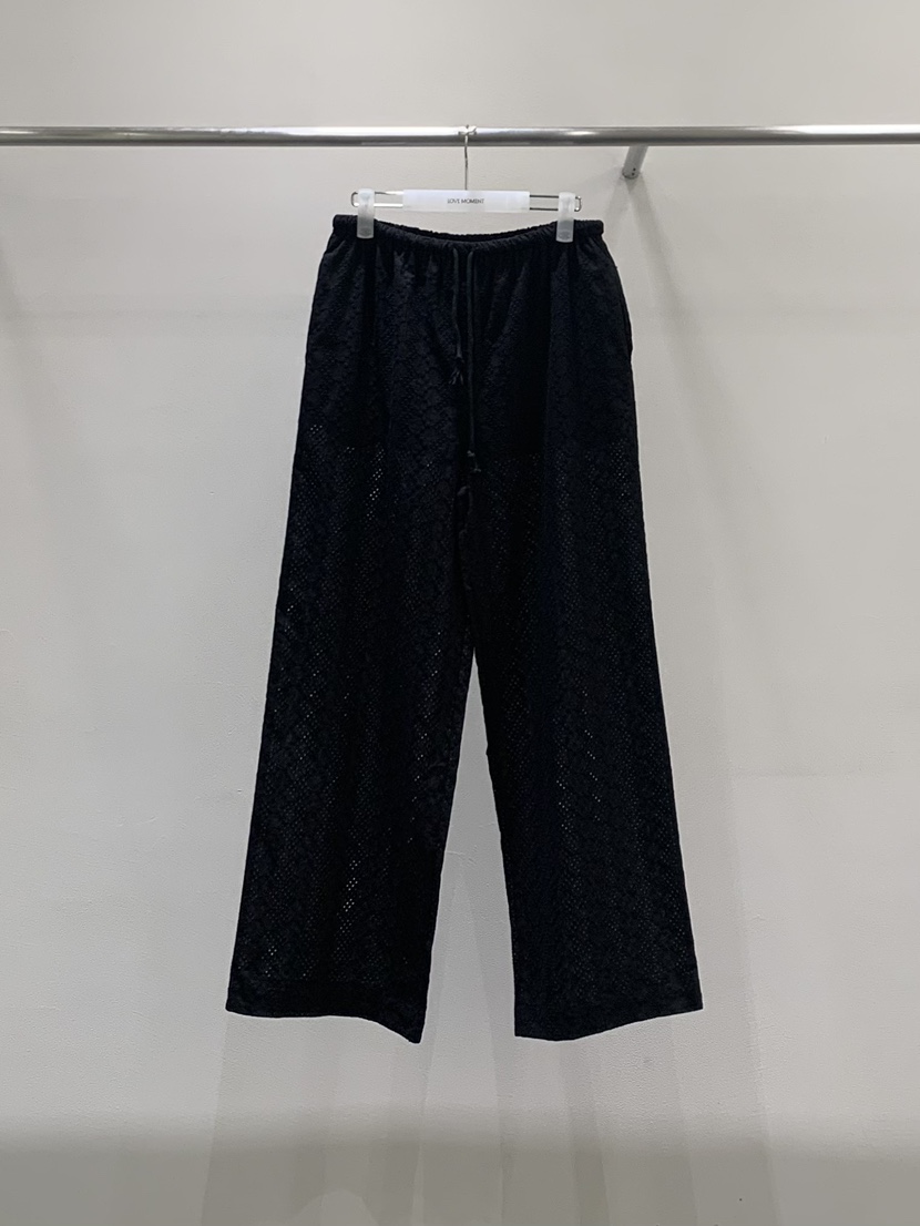 LOVE MOMENT韓國代購女士新品熱賣時尚休閑人氣休閑褲蕾絲LOVE MOMENT休閑褲圖色2
