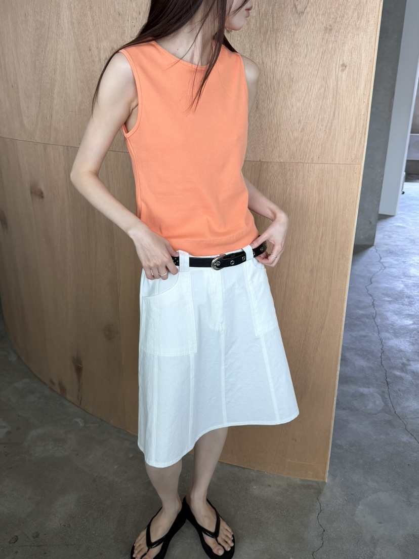 FOSET韓國東大門直郵女士新款時尚26夏季休閑吊帶背心羅紋FOSET吊帶/背心