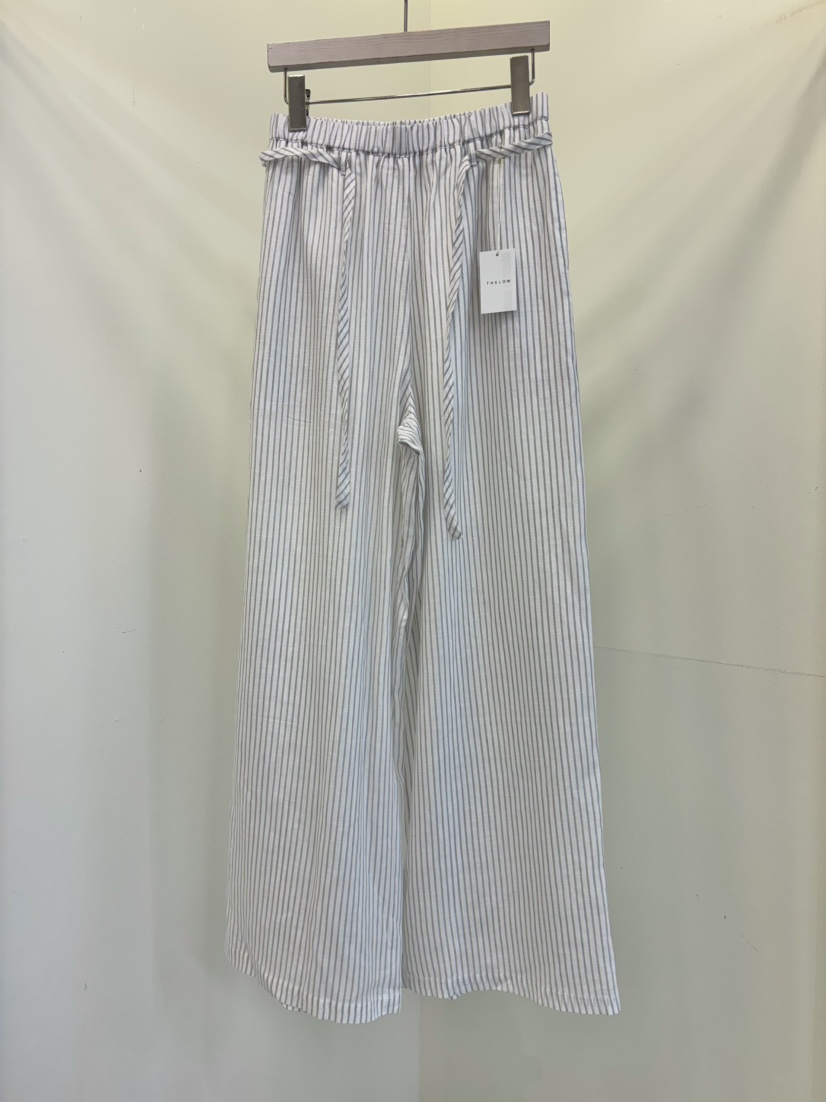 THE LOW韓國東大門直郵女士新品人氣26夏季休閑休閑褲條紋THE LOW休閑褲圖色1