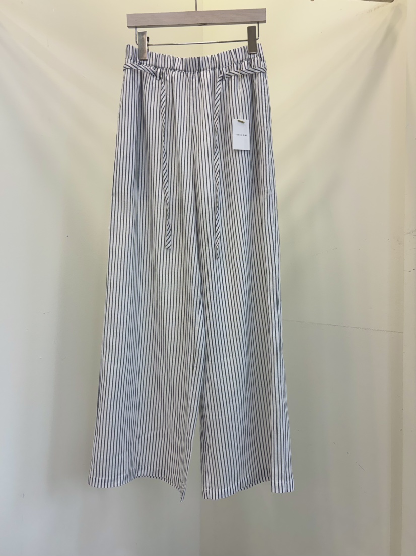 THE LOW韓國東大門直郵女士新品人氣26夏季休閑休閑褲條紋THE LOW休閑褲圖色2