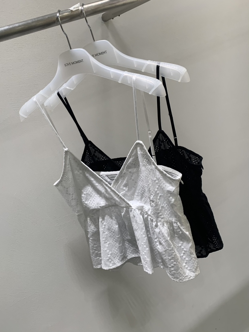 LOVE MOMENT韓國代購女士新品人氣熱賣吊帶背心蕾絲無袖LOVE MOMENT吊帶/背心