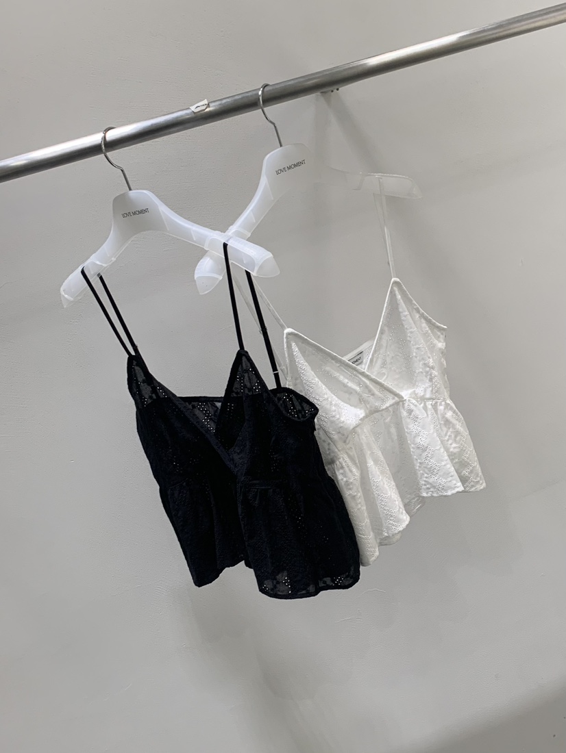LOVE MOMENT韓國代購女士新品人氣熱賣吊帶背心蕾絲無袖LOVE MOMENT吊帶/背心