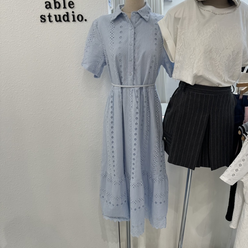 ABLESTUDIO韓國東大門代購女裝新品26夏季時尚休閑連衣裙ABLESTUDIO連衣裙圖色2