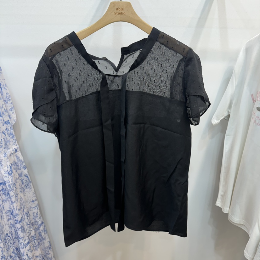 ABLESTUDIO韓國代購女裝新品熱賣推薦26夏季休閑襯衫蕾絲衫ABLESTUDIO襯衫/蕾絲衫圖色2