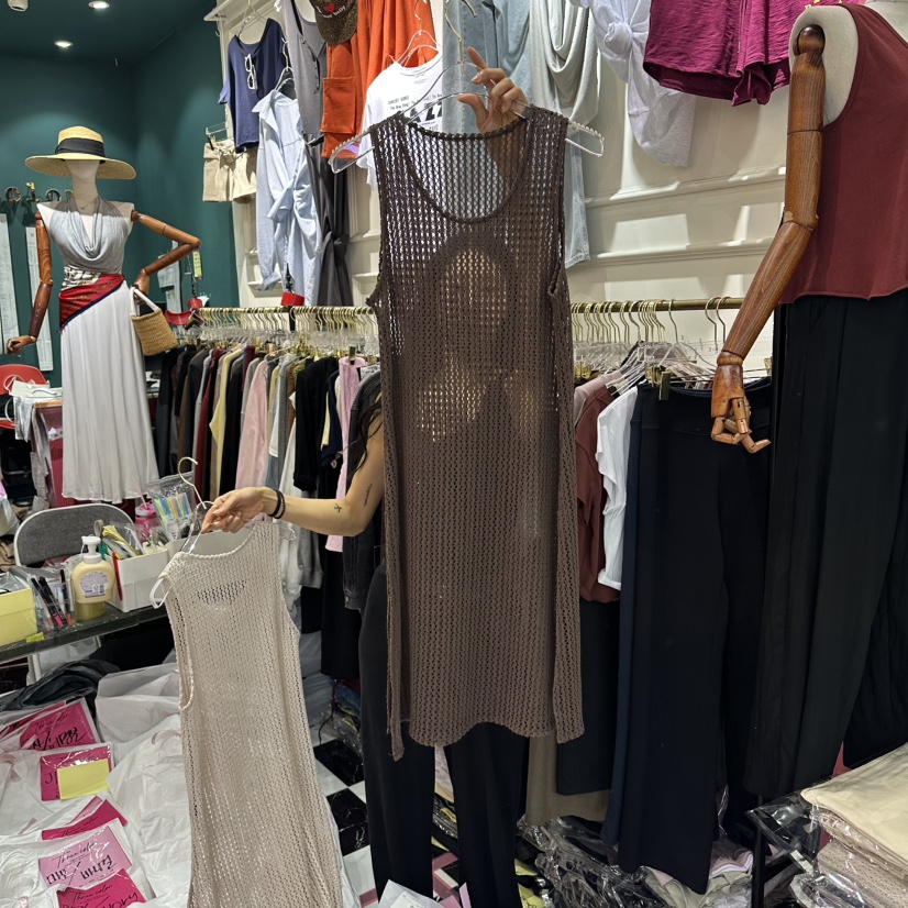 3COLOR韓國直郵女士新品26夏季連衣裙Three color連衣裙圖色2