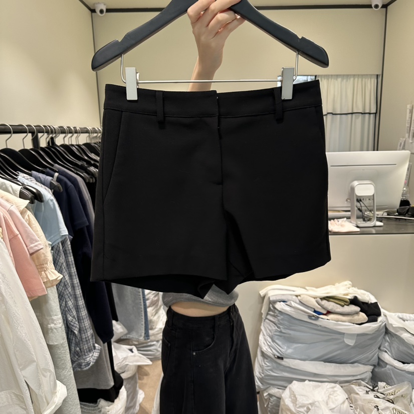 RE STOCK韓國東大門代購女士新款推薦26夏季休閑時尚短褲RE STOCK短褲圖色2