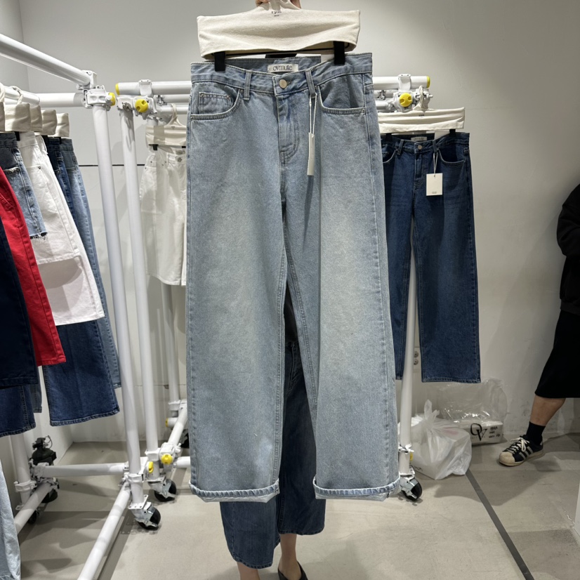 RPM/OVMUTE韓國東大門代購女士新品時尚人氣推薦26夏季牛仔褲RPM/OVMUTE牛仔褲圖色1