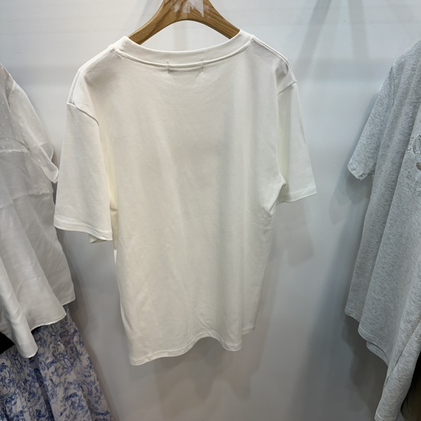ABLESTUDIO東大門實拍韓國女士新品人氣推薦26夏季T恤刺繡ABLESTUDIOT恤