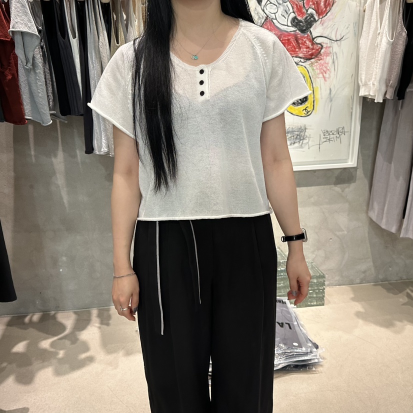 LAMAGIEPIE/LAMAGIE GREY韓國直郵女士新品26夏季針織衫LAMAGIEPIE/LAMAGIE GREY針織衫圖色1