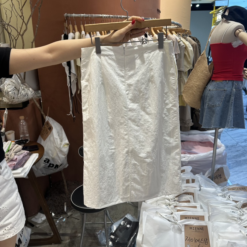 MIENNE東大門實拍韓國女士新品熱賣人氣時尚半身裙中短裙MIENNE半身裙/中短裙